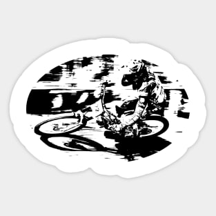 mtb downhill Sticker